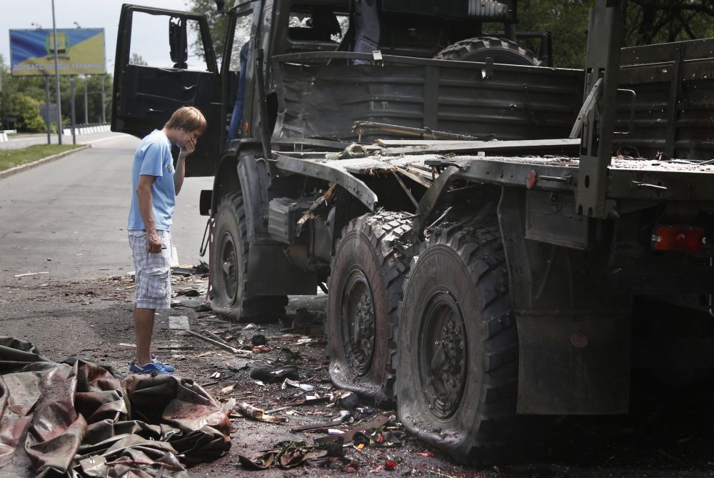 Яроста престрелка в центъра на Донецк
