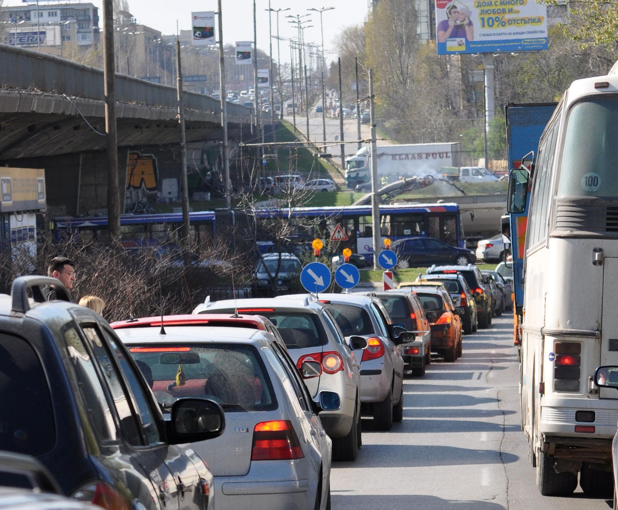 Затварят платна от &quot;Цариградско шосе&quot; за ремонт