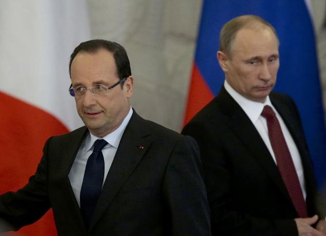 Путин и Оланд призоваха за незабавно прекратяване на боевете в Източна Украйна