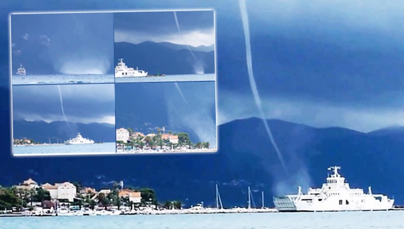 Уникално видео от торнадото в Хърватия 