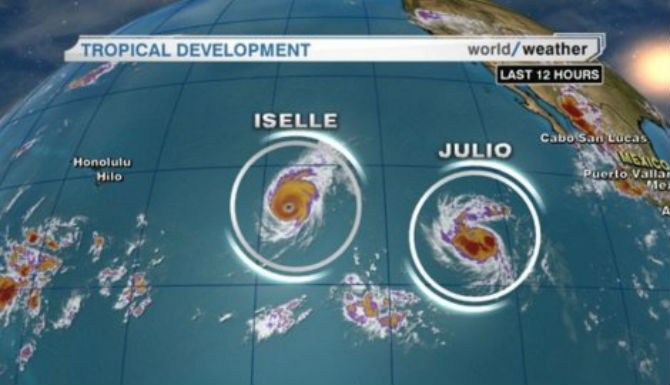 Паника на Хаваите: Два урагана наближават райския остров (ВИДЕО)