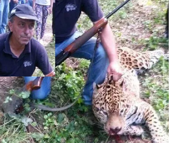 Вижте щастливия убиец на ягуара Алонсо! (СНИМКИ 18+)