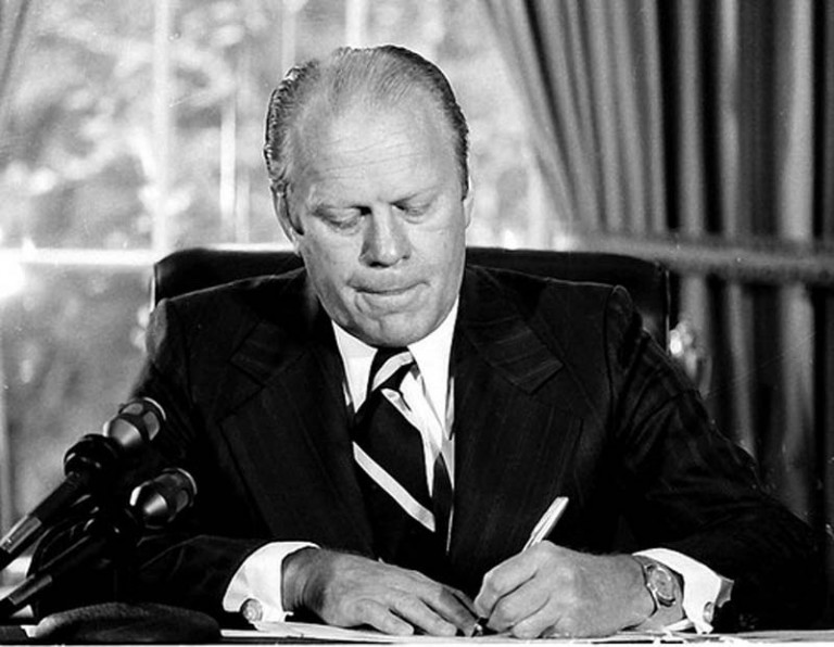 9 август: Преди 40 г. Джералд Форд става президент на САЩ без никакви избори