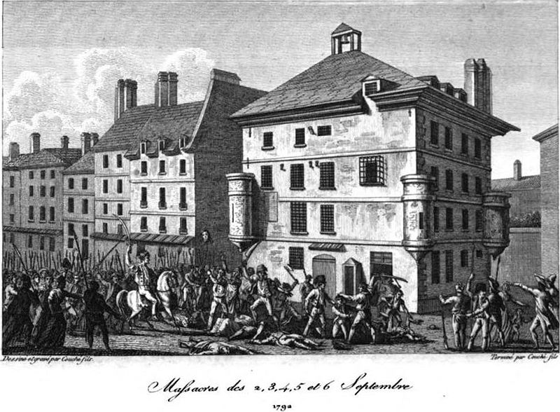 2.9.1792 г.: Начало на масовите Септемврийски разправи със затворници във Франция