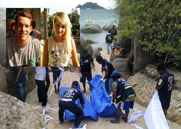 Първи снимки на изнасилените и убитите британци в Тайланд (СНИМКИ/ВИДЕО)