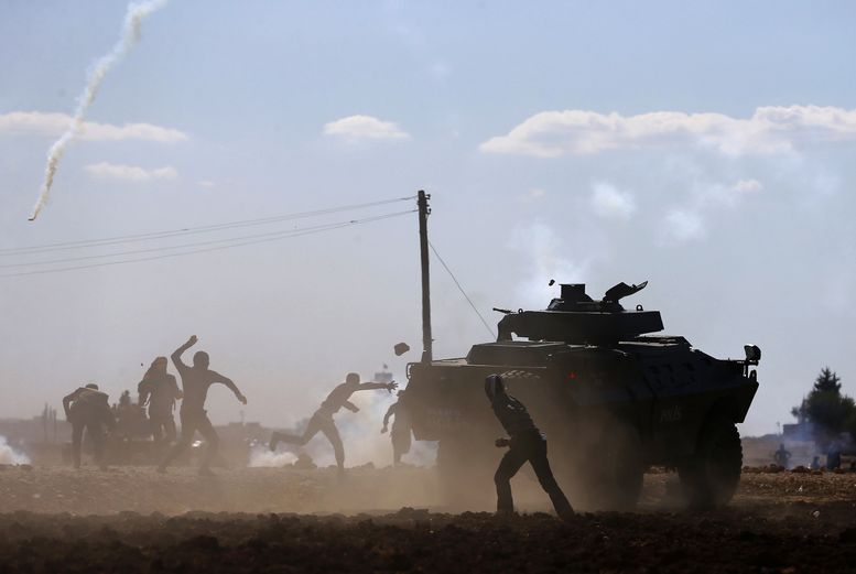 Размирици по сирийско-турската граница (СНИМКИ/ВИДЕО)