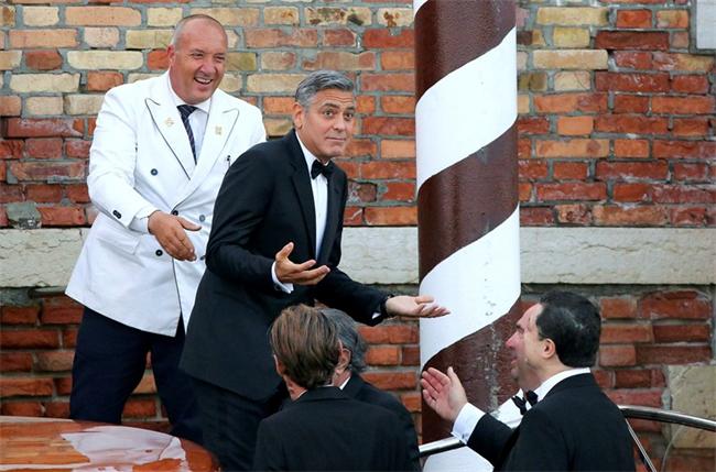 Ето сватбата на Джорд Клуни из каналите на Венеция (СНИМКИ)