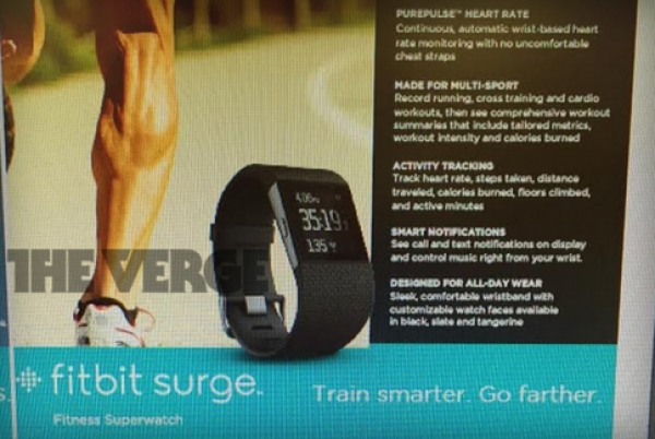 Умният часовник Fitbit Surge е с GPS