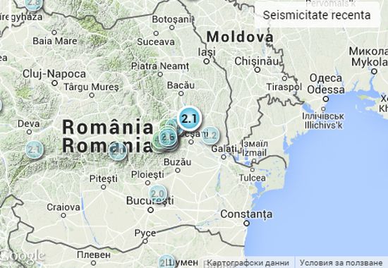 Земетресение от 5.6 във Вранча -Румъния разлюля Североизточна България
