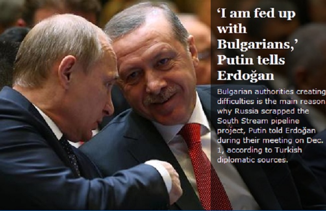 &quot;Хюриет&quot; разкри как Путин се оплакал от българите на Ердоган