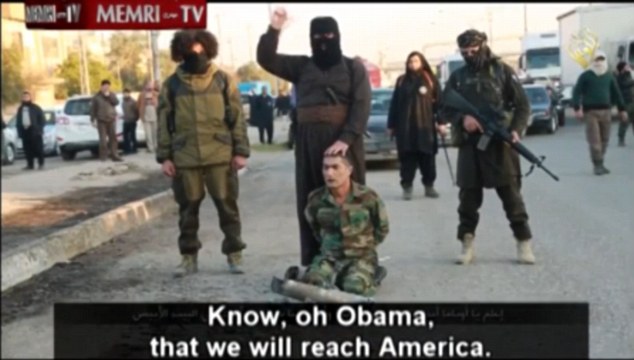 &quot;Ислямска държава&quot; към Обама: Ще ти отрежем главата насред Белия дом (ВИДЕО 18+)