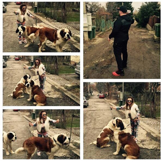 Мария показа кучетата си и луксозната къща, в която живее с Християн Гущеров (СНИМКИ)