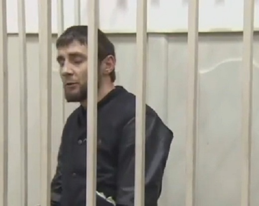 Първи снимки в съда на задържаните за убийството на Немцов