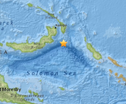 Страшно земетресение край Папуа-Нова Гвинея