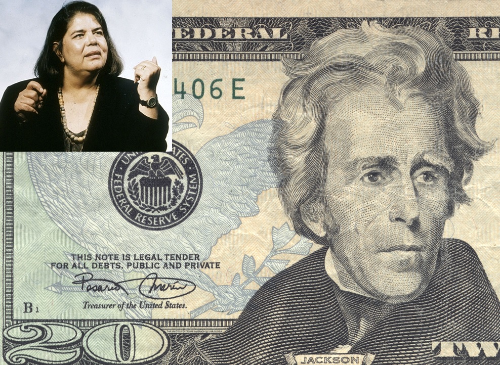 Готвят Уилма Менкилър (Мъжеубийцата) за лице на 20-доларовата банкнота