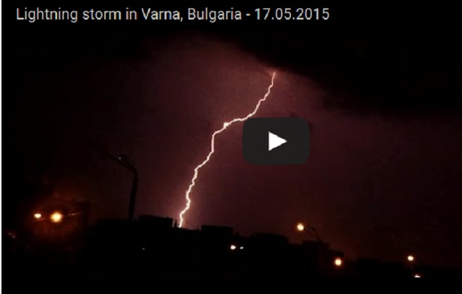 Незапомнена ли бе снощната бързоподвижна буря във Варна (ВИДЕО)