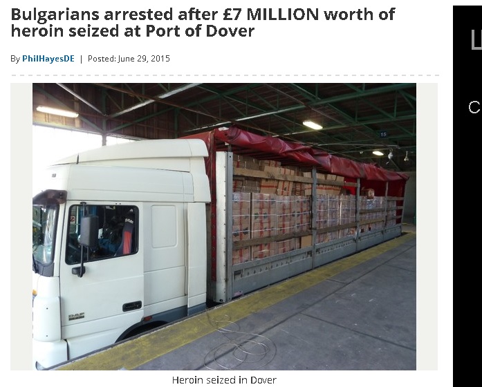 Арестуваха българи с хероин за 7 млн. паунда