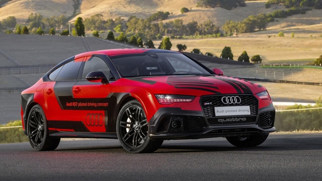 Безпилотният Audi RS7 олекна с 400 килограма