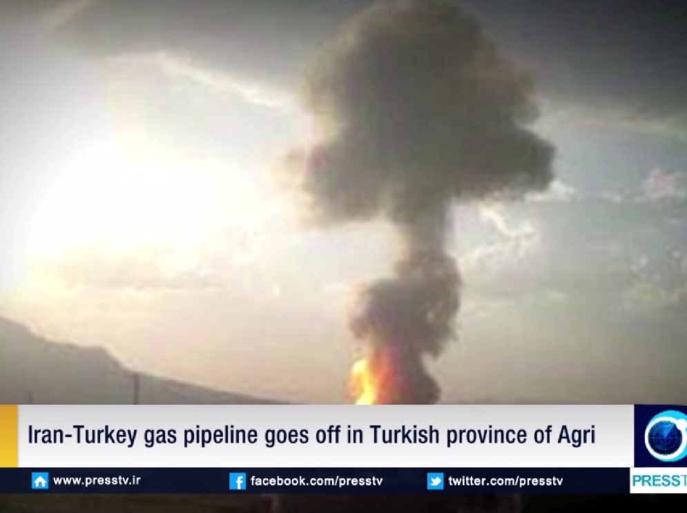 Взривиха газопровод в Турция (ВИДЕО)
