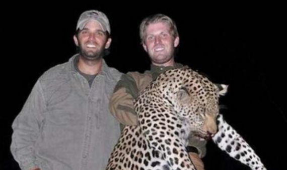 И синовете на Доналд Тръмп избиват животни в Африка (СНИМКИ)