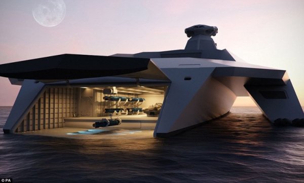 Военните кораби от бъдещето ще са като дистанционно управляеми невидими зверове (СНИМКИ) 