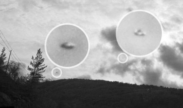 Млада жена снима две НЛО в небето над Норвегия 