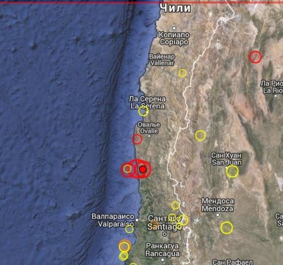 Чудовищно земетресение от 8.3 разтърси Чили, има опасност от цунами 