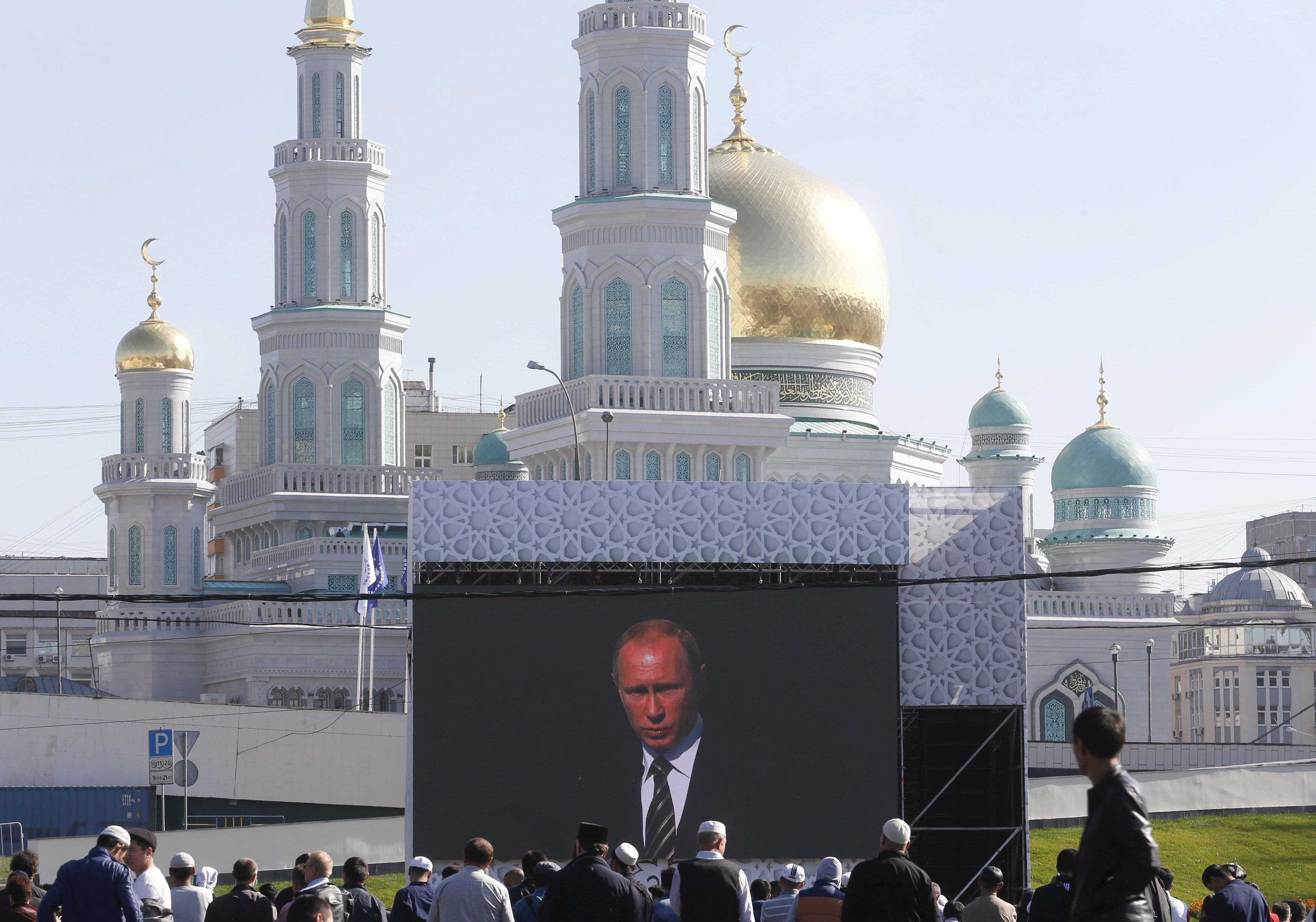Путин и Ердоган откриха в Москва най-голямата европейска джамия (СНИМКИ/ВИДЕО)