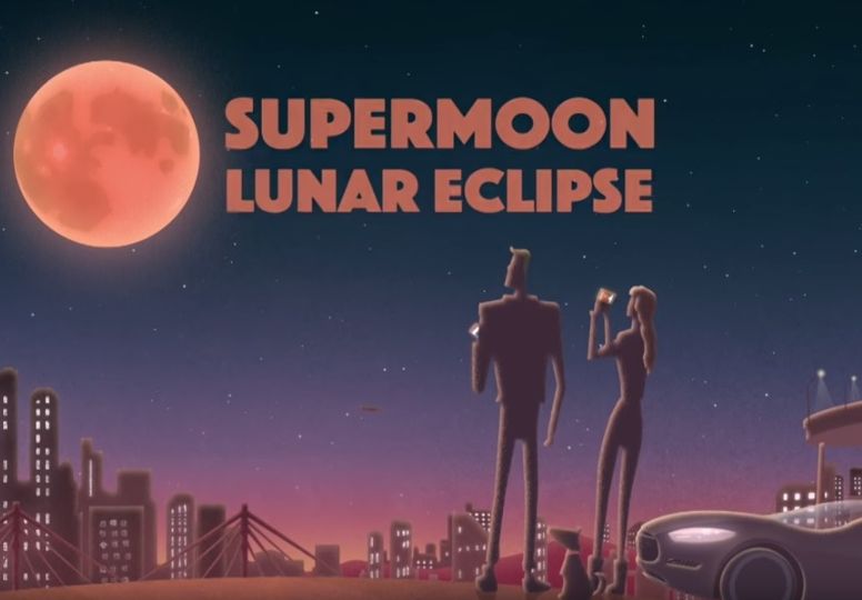 НАСА пусна анимационен филм за „Кървавата Суперлуна” (ВИДЕО)  