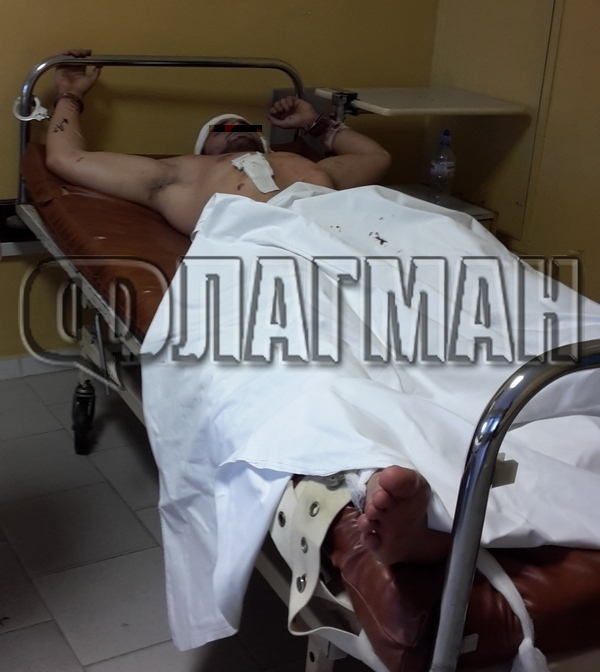 ММА боецът Джон Кери закопчан с белезници за болничното легло, ченгета го пазят да не лудне пак (СНИМКИ)