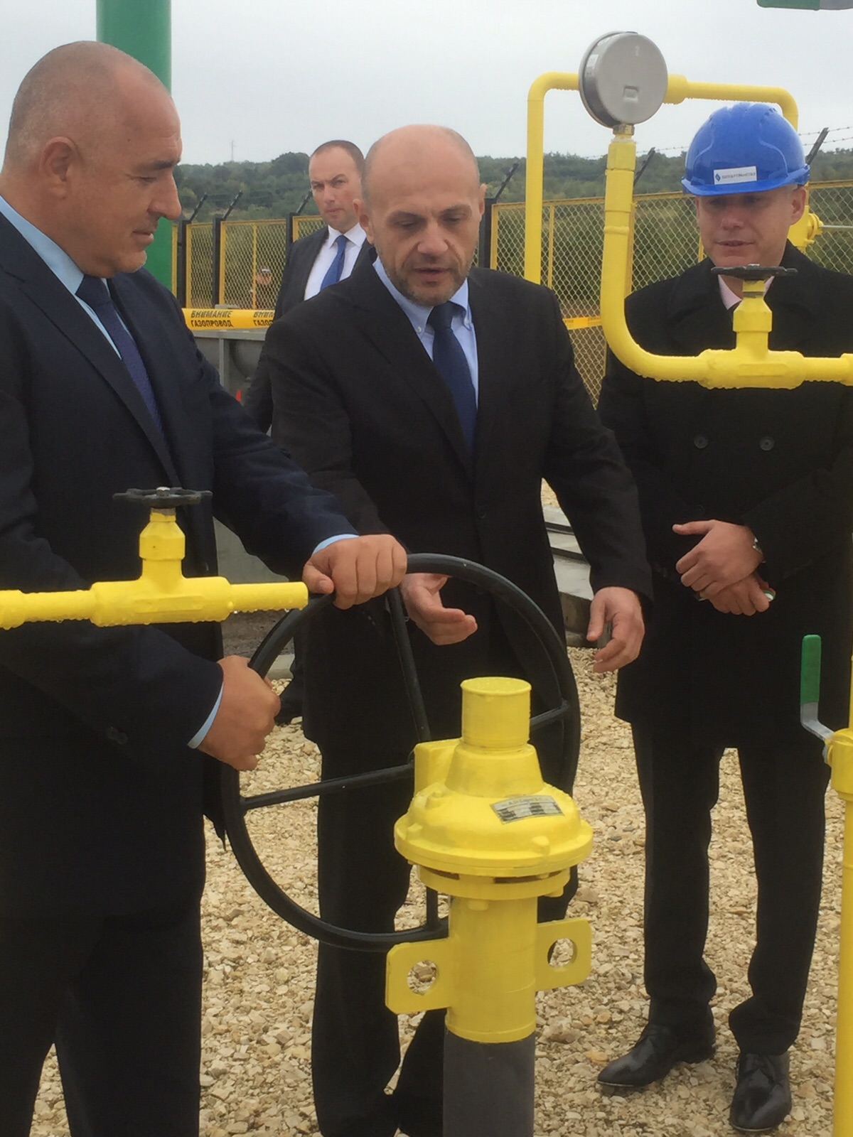 Борисов откри газопровода Добрич-Силистра (СНИМКИ)
