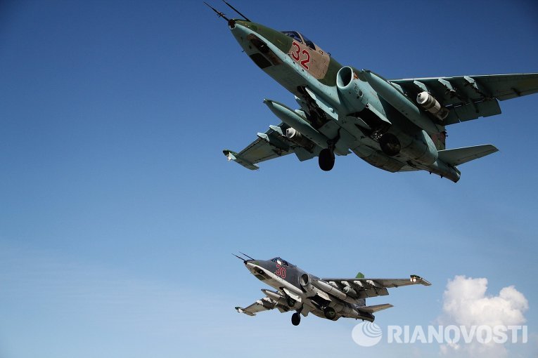 Руски Су-25 унищожили в планини край Дамаск замаскирана база на ИД