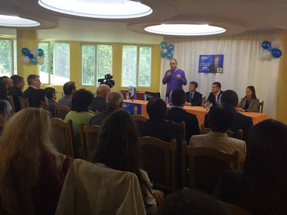 Цветанов в Раднево: Д-р Теньо Тенев ще получи подкрепата на ПГ на ГЕРБ, на правителството и на Европа
