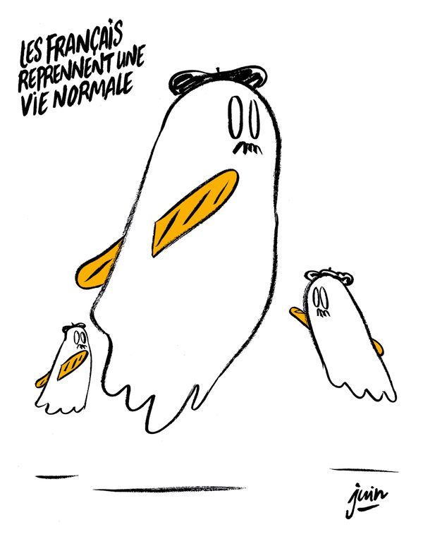 &quot;Шарли Ебдо&quot; пак бръкна в раната: Изтипоса парижани като привидения с франзели