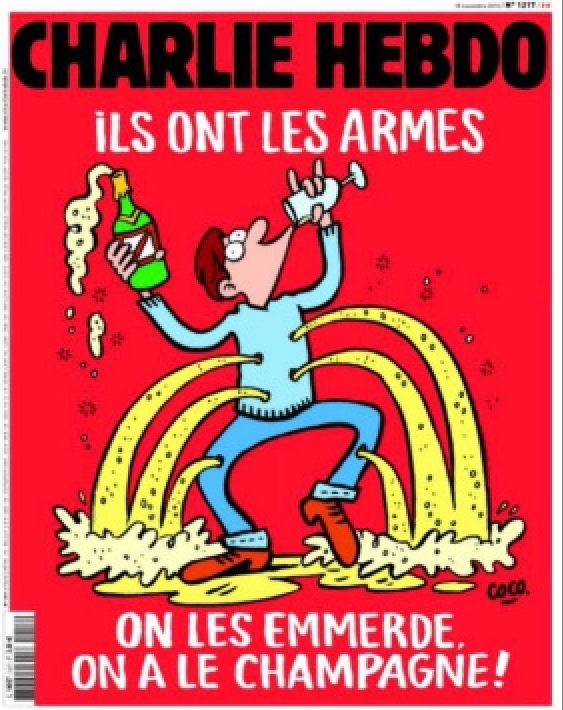 &quot;Шарли Ебдо&quot; съвсем се оляха! Поредна гавра с жертвите от 13 ноември 