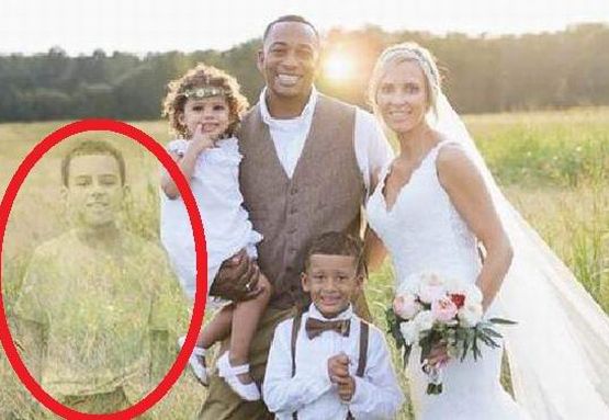 Снимаха призрака на 9-годишно дете на сватбата на майка му