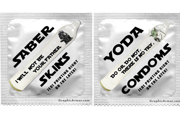 Дарт Вейдър и Йода цъфнаха на кондоми