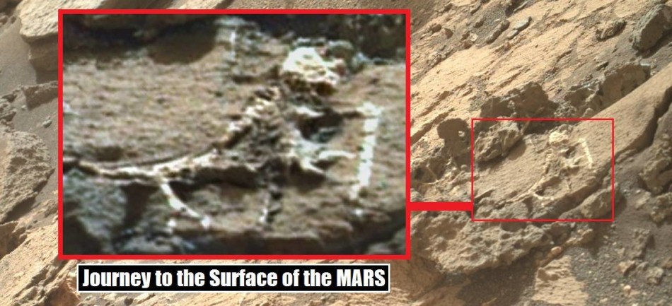 Откриха ли извънземен скелет на Марс? (СНИМКИ)