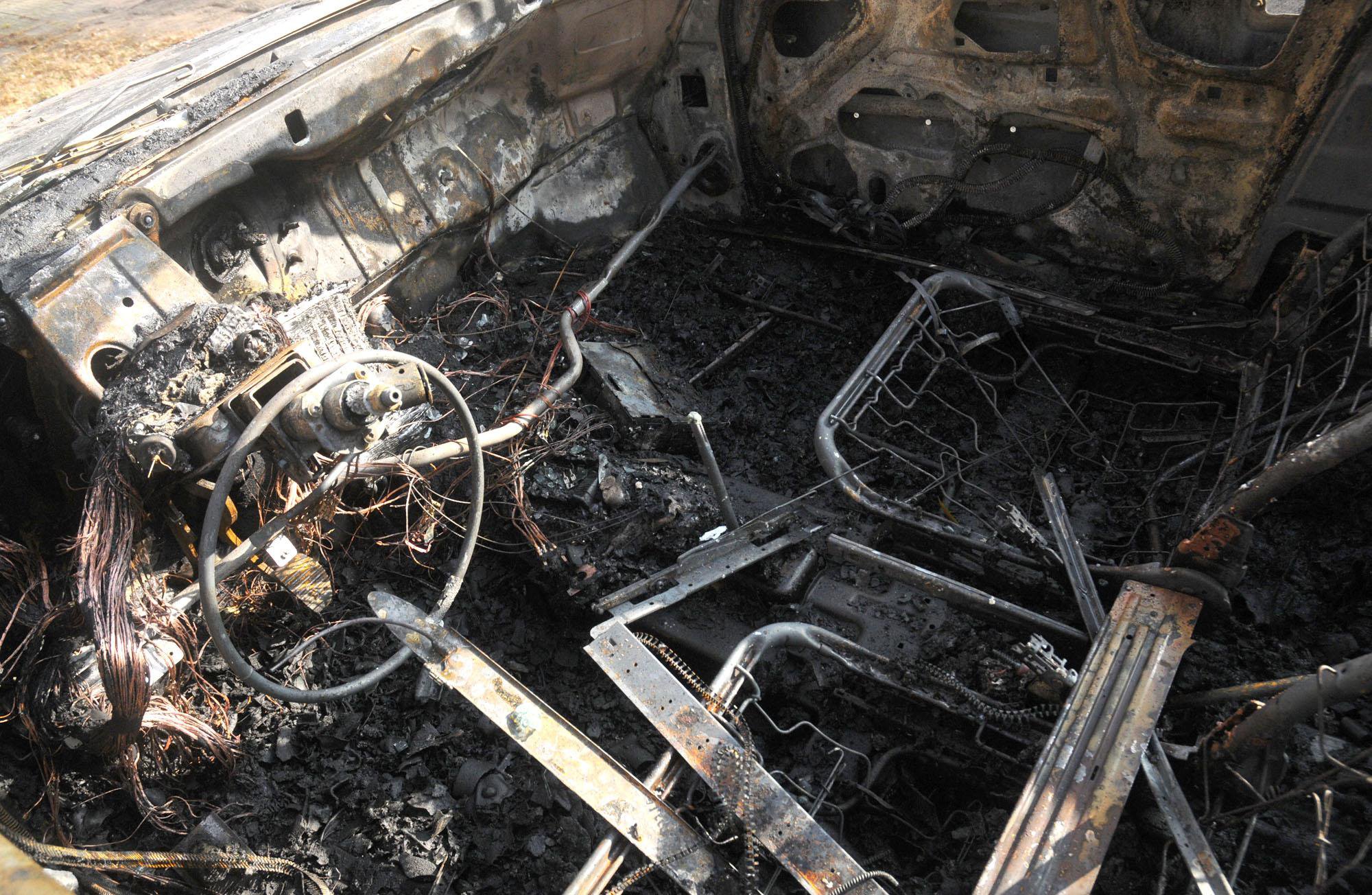 Пожар изпепели два буса в Белослав