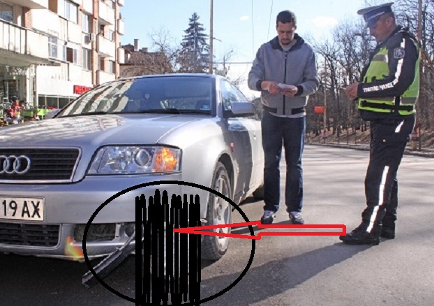 Това, което изскочи пред кола, едва не уби шофьор във Велико Търново (СНИМКИ)