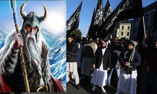Паника в Осло: Ислямистки патрул с развято знаме на ИД тръгна да гони неверниците