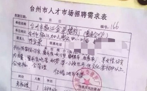 Китайски бизнесмен търси шефка за фабриката си, която да стане и съпруга на сина му