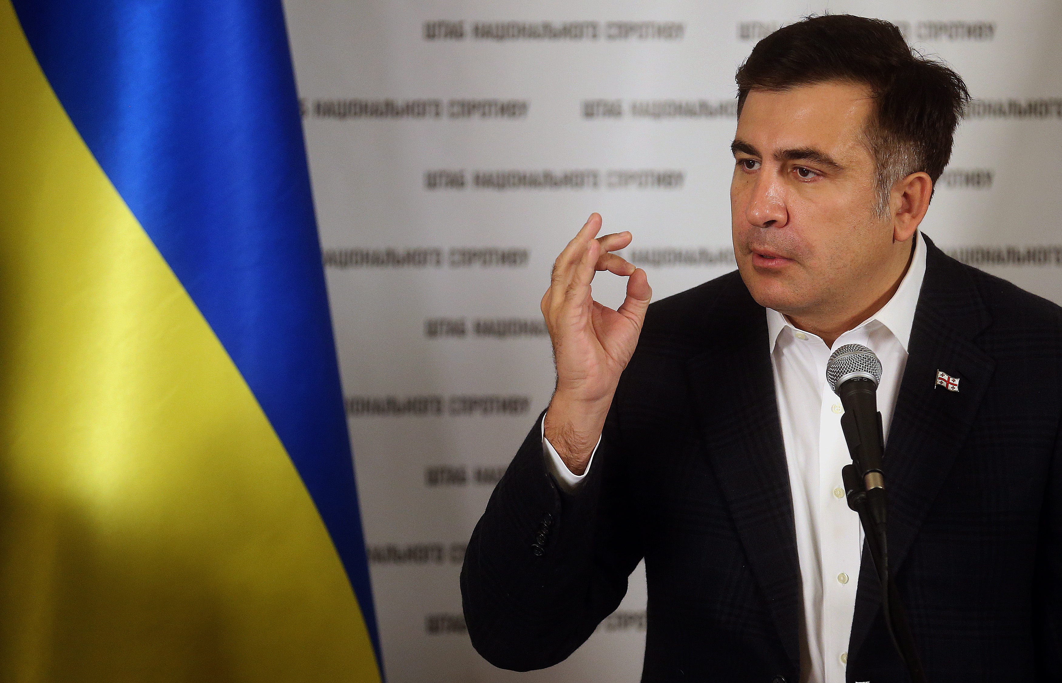 Спряха Саакашвили на границата между Полша и Украйна, накараха го да...