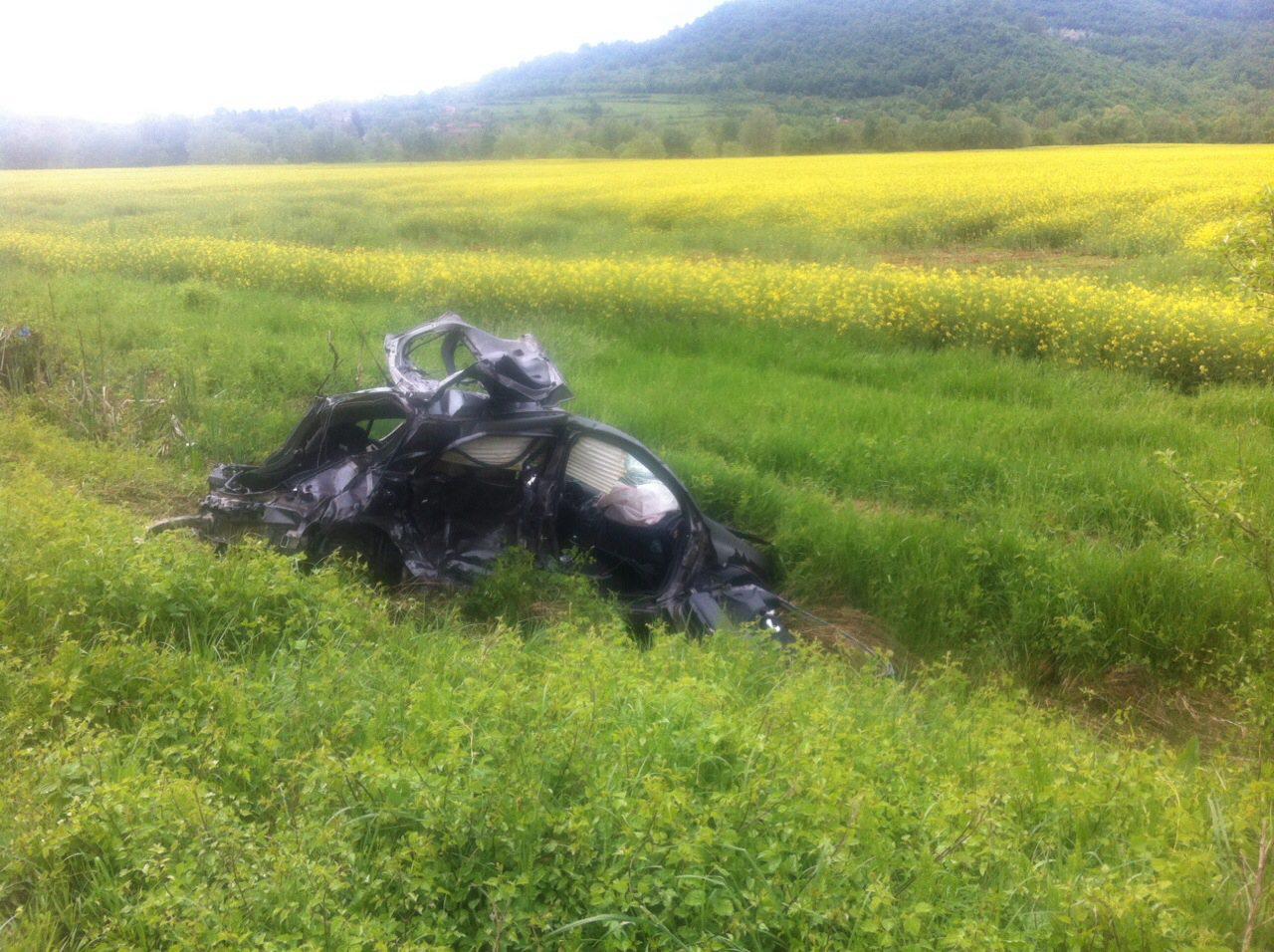 Първи СНИМКИ от адската верижна катастрофа край село Сопот