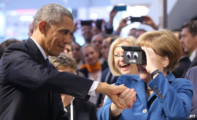 Обама трогна Меркел: Ти си моят довереник, а Русия действа силово (ВИДЕО)
