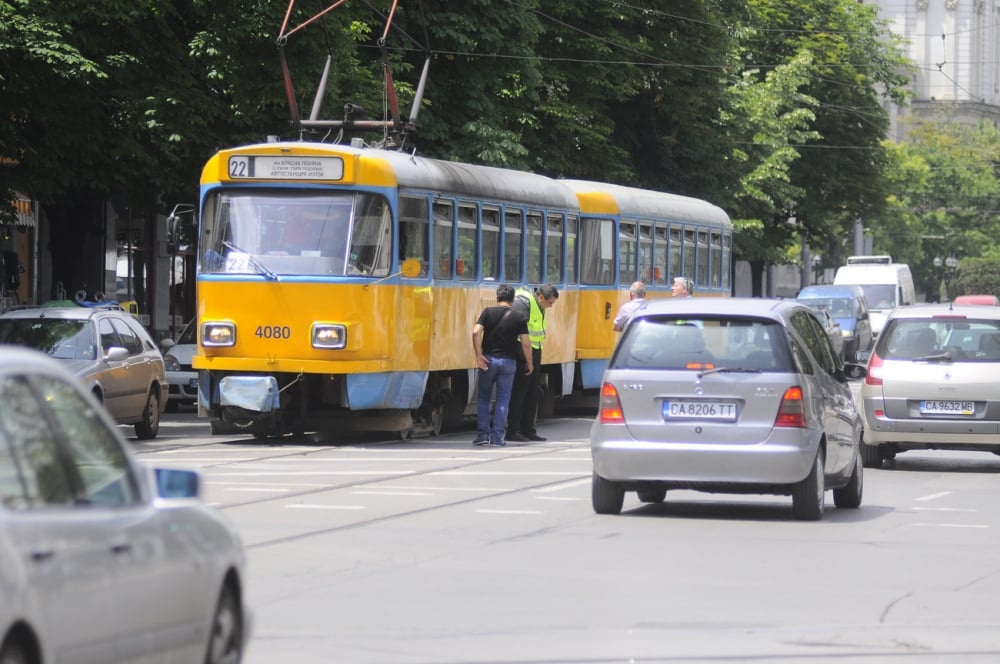 Инцидент с трамвай  №7 на "Петте кьошета" (СНИМКИ)! 