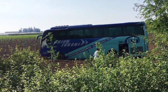 Автобусната катастрофа край Ситово станала заради елен