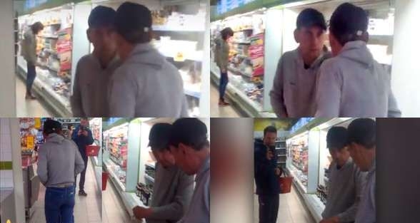 Пиян мъж влезе в супермаркета и се случи нещо много забавно (СНИМКИ/ВИДЕО)