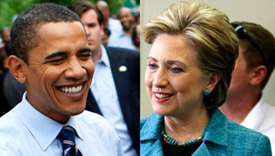 Обама се шегува с Хилари Клинтън