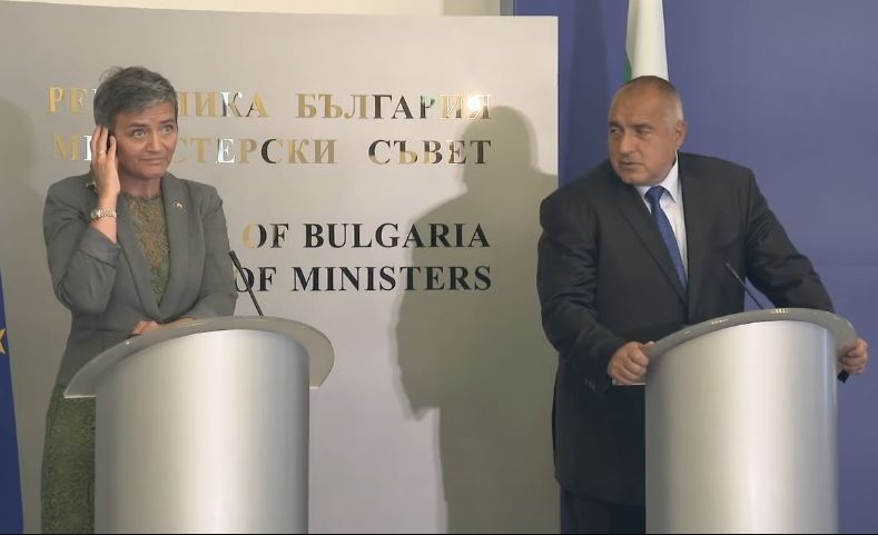 Еврокомисар Вестагер пред Борисов: България играе важна роля за изграждането на Европейския енергиен съюз (ВИДЕО)